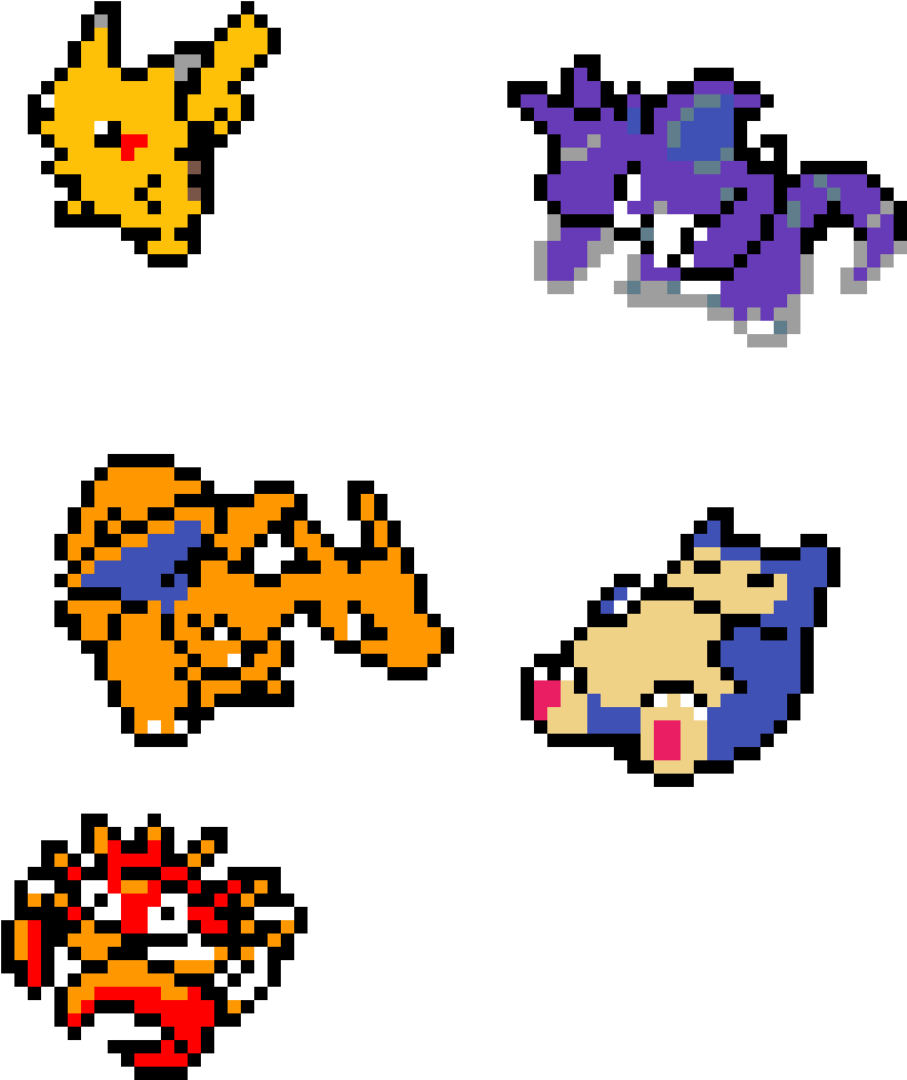 Pokemon Yellow Team - Pokemon Clipart (1200x1200), Png Download