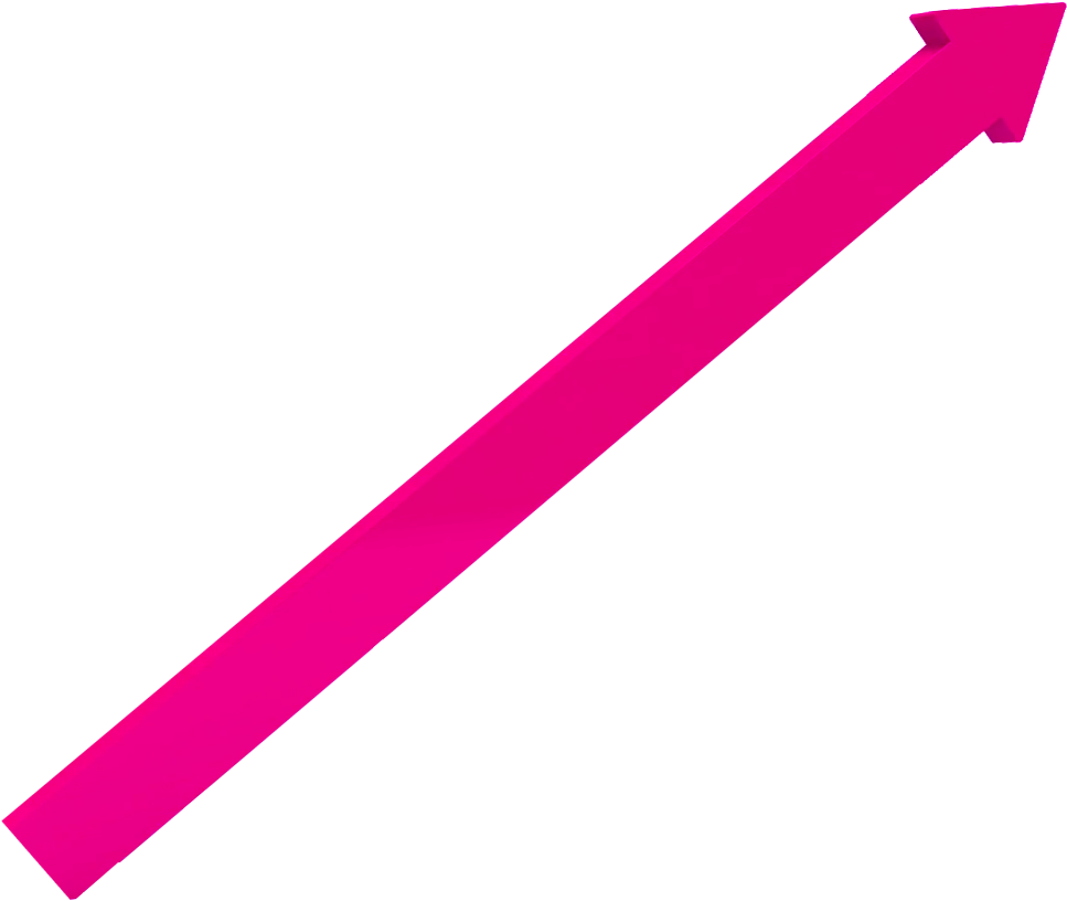 Arrow Image, Youtube Thumbnail, Pink Color, Animated - Pen Clipart (1200x1200), Png Download