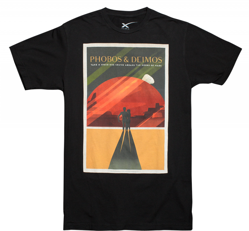 Phobos & Deimos T-shirt - Phobos T Shirt Clipart (800x800), Png Download