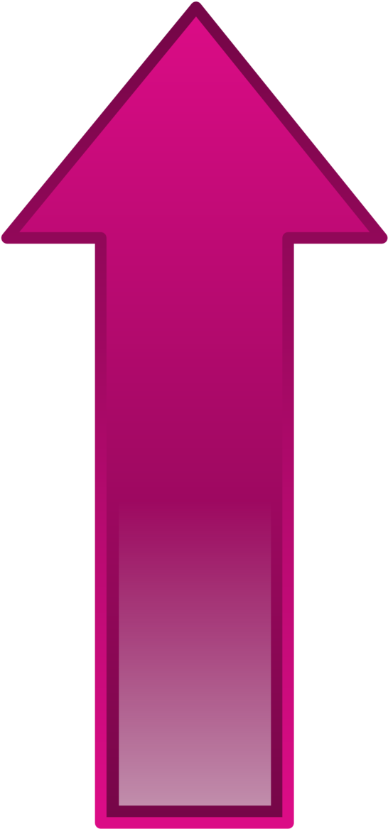Arrow Pointing Up Gif , Png Download - Pink Arrow Pointing Up Clipart (546x1167), Png Download