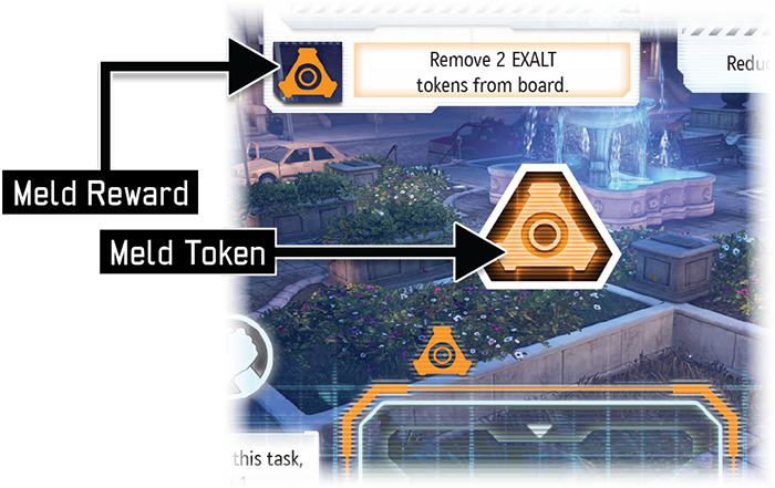 Xcom - - Xcom Board Game Meld Token Clipart (700x441), Png Download