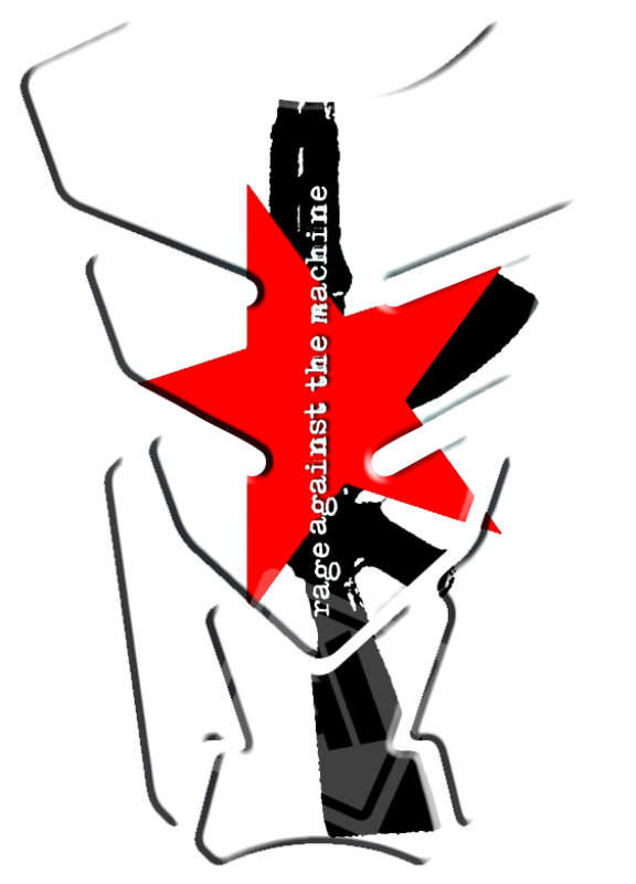 Adesivo Protetor De Tanque Rage Against The Machine Clipart (800x800), Png Download