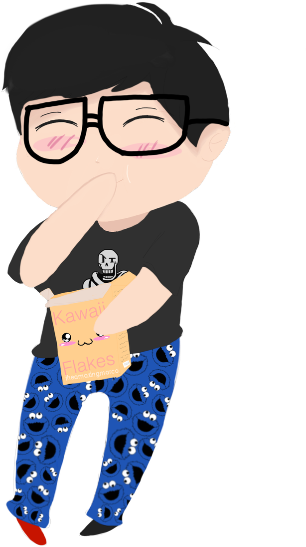 Amazingphil Transparent Profile - Cartoon Clipart (900x1200), Png Download