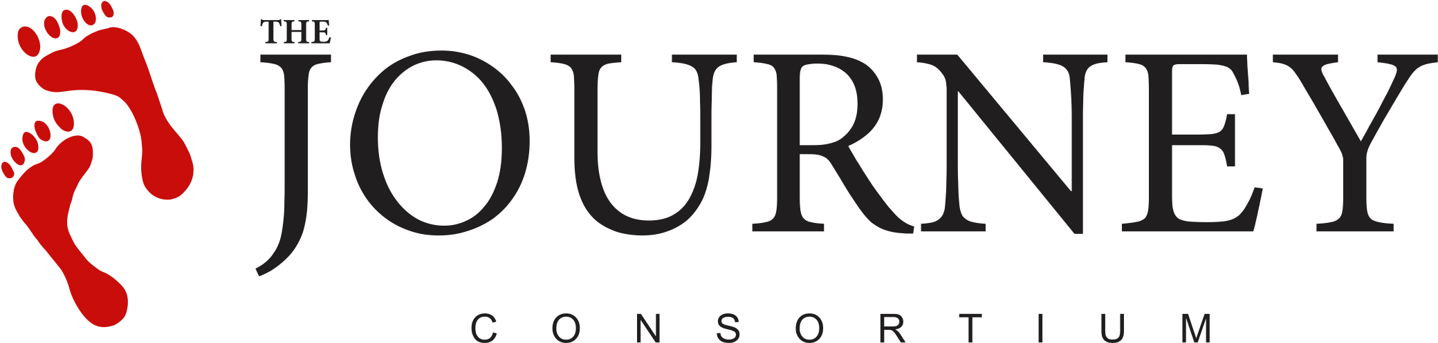 The Journey Consortium - Black-and-white Clipart (2188x647), Png Download