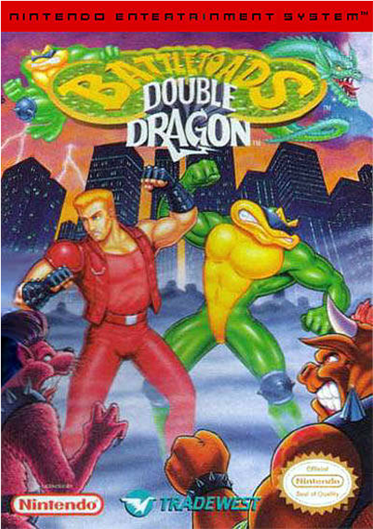 Accueil - / - Nintendo - / - Nes - / - Battletoads - Battletoads Double Dragon Nes Clipart (768x768), Png Download