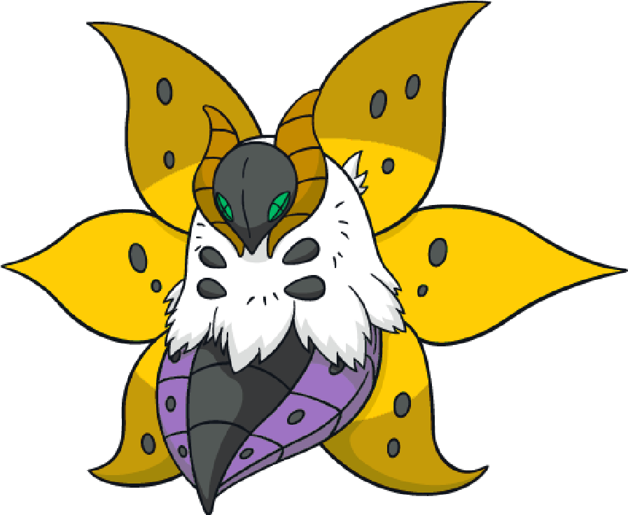 #volcarona Pokemon #shiny #freetoedit - Yellow And Purple Shiny Pokemon Clipart (1024x768), Png Download