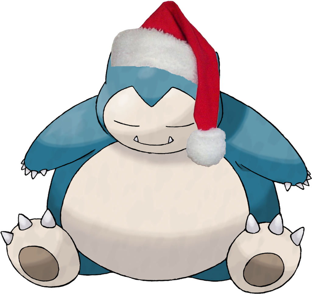 Just Pop A Red Coat On Snorlax And You've Got Santa - Snorlax Pokemon Clipart (1024x1024), Png Download