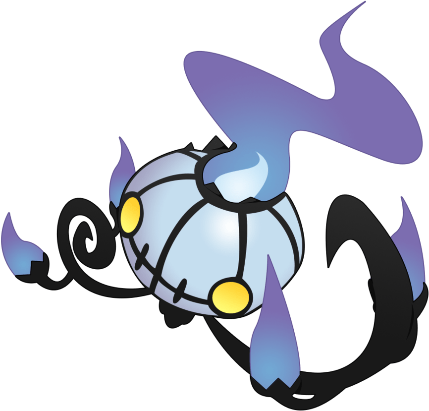 In The Meta - Pokemon Chandelure Png Clipart (894x894), Png Download