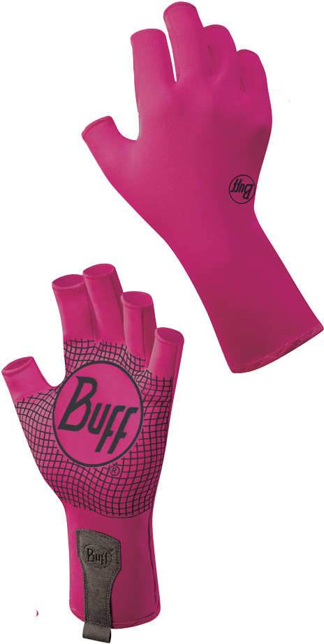 Sport Series Water 2 Gloves Fuchsia - Fingerless Gloves Sports Red Clipart (490x980), Png Download