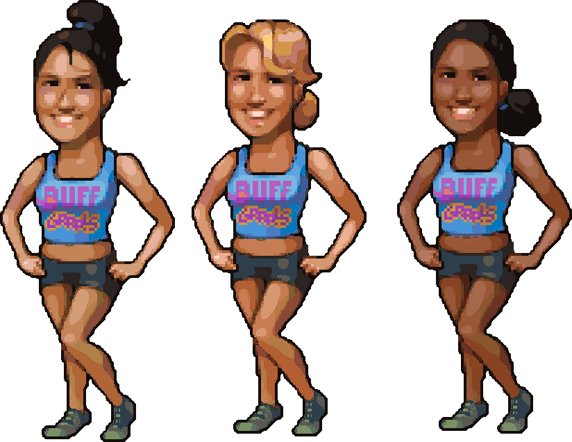 Absolutely Contrary To Popular Belief, Women Can Workout - Buff Women Working Out Cartoon Clipart (824x636), Png Download