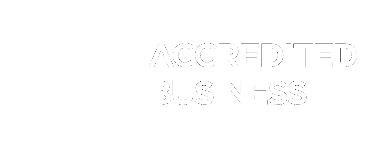 Bbb Accredited Business White - Bbb Logo White Png Clipart (1200x456), Png Download