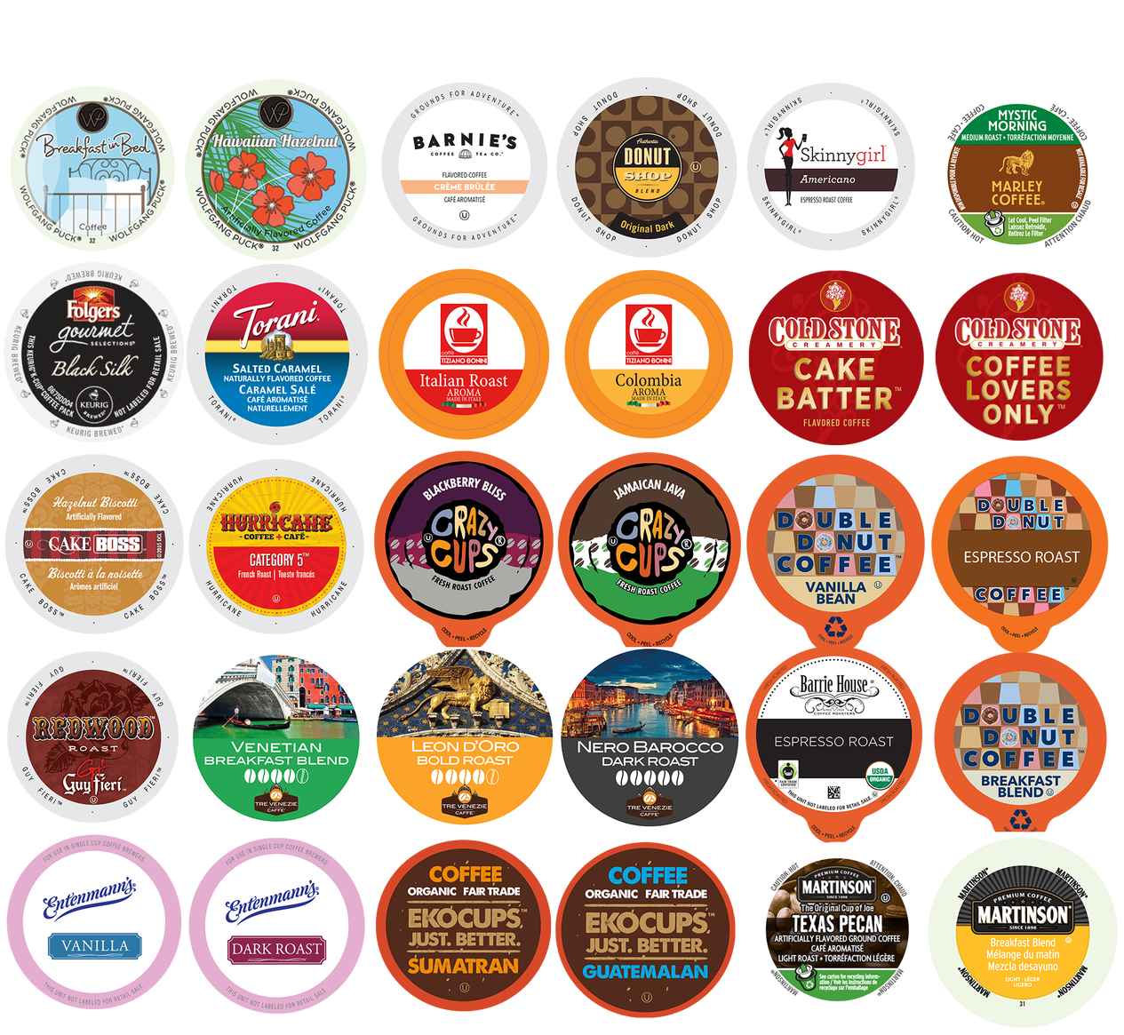 Coffee Single Serve Cups For Keurig - Coffee Clipart (1280x1280), Png Download