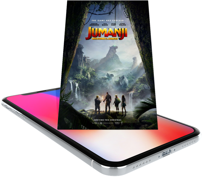 Welcome To The Jungle In Hd 1080p To Iphone Ipad - فيلم Jumanji Welcome To The Jungle Clipart (720x636), Png Download