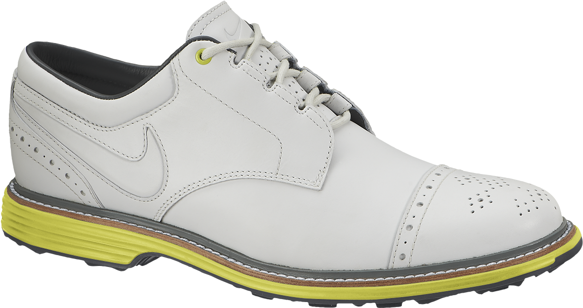 Nike Golf Shoes Lunar Clayton White - Nike Lunar Clayton Golf Shoes Clipart (1501x893), Png Download