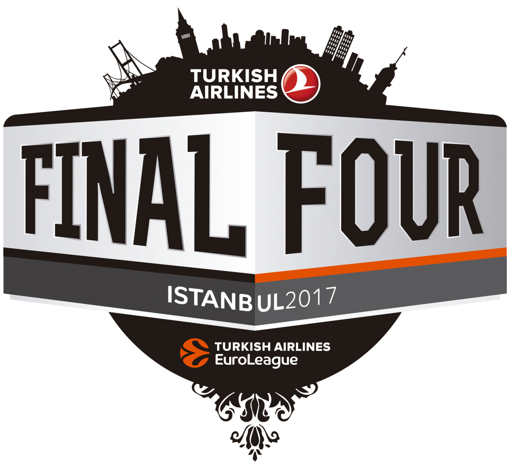 Logo For 2017 Final Four Unveiled In Istanbul - Turkish Airlines Clipart (1024x933), Png Download