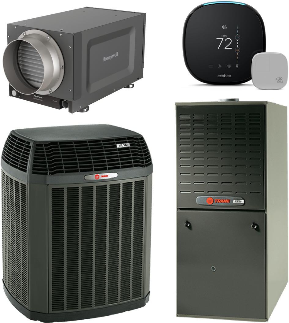 17 Seer Complete System Clipart (1080x1080), Png Download