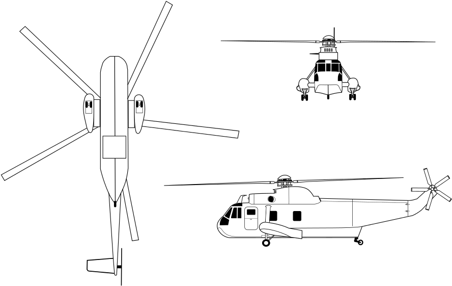 Specifications - Seaking Helicopter Silhouette Clipart (900x604), Png Download