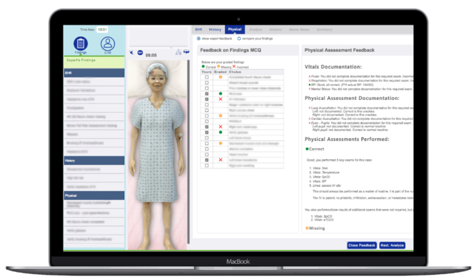 Kaplan's I-human Patients Launches Undergraduate Nursing - Virtual Patient Clipart (825x484), Png Download
