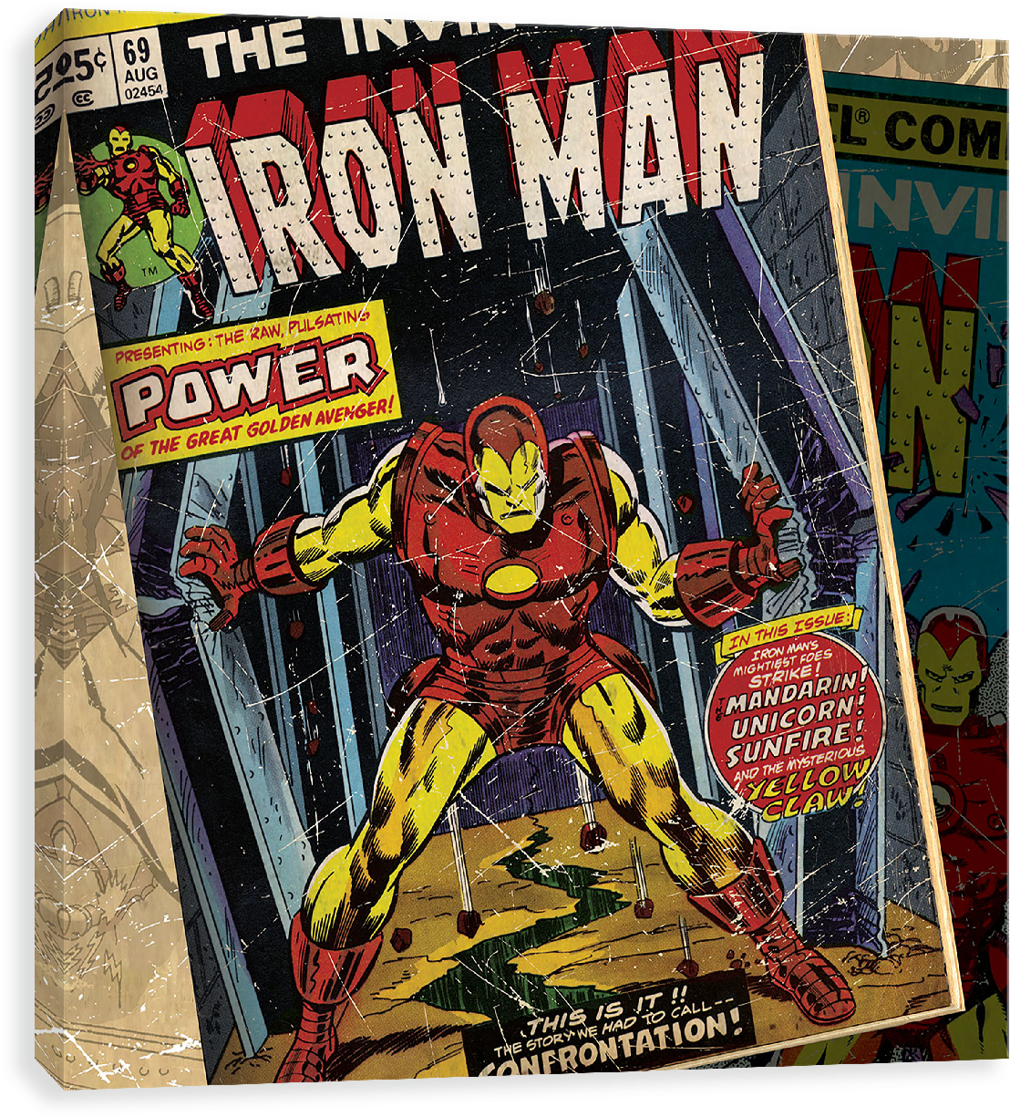 Iron Man Confrontation Comic Clipart (1280x1280), Png Download