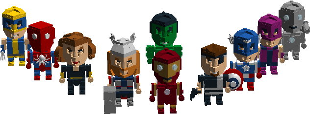 Comic Avengers - Cartoon Avengers Transparent Clipart (1122x600), Png Download