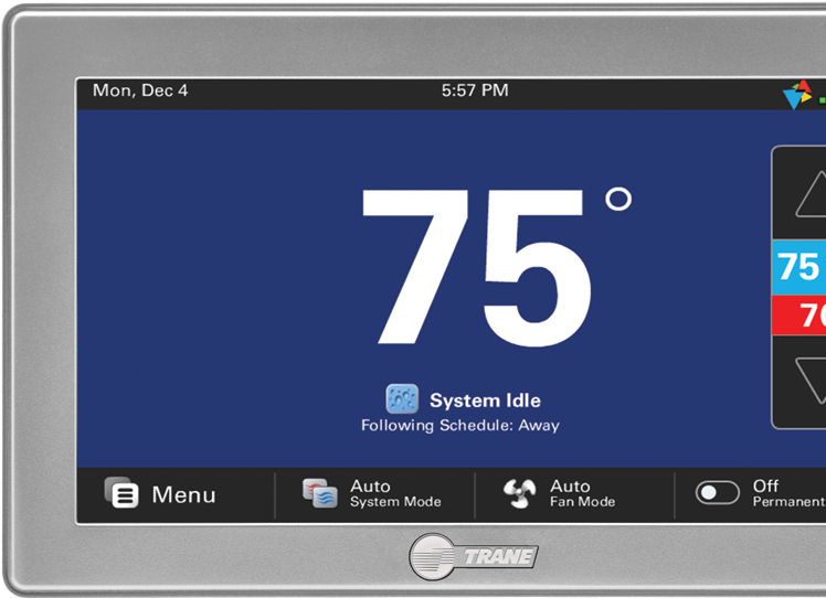 Comfortlink™ Ii Xl1050 - Thermostat Clipart (748x680), Png Download