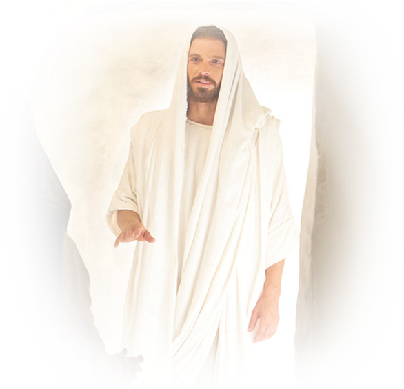 Risen Christ Lds , Png Download - Lord Grant Us A Quiet Night Clipart (586x564), Png Download