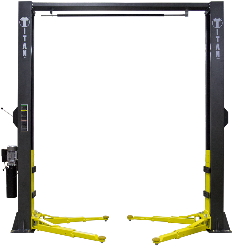 2 Post Premier Asymmetric Clearfloor Lift 220v - Architecture Clipart (1280x851), Png Download