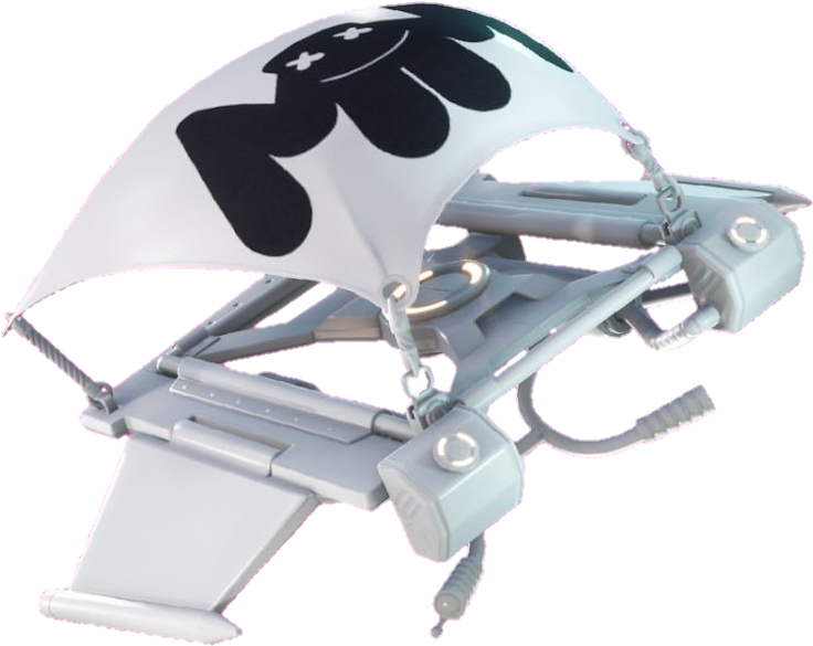 #fortnite #marshmello #glider Https - Football Gear Clipart (799x701), Png Download