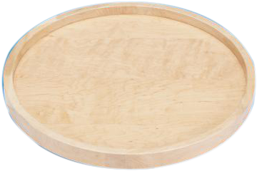 32 Inch Full Circle Wood Lazy Susan With Bearing - Plywood Clipart (576x576), Png Download