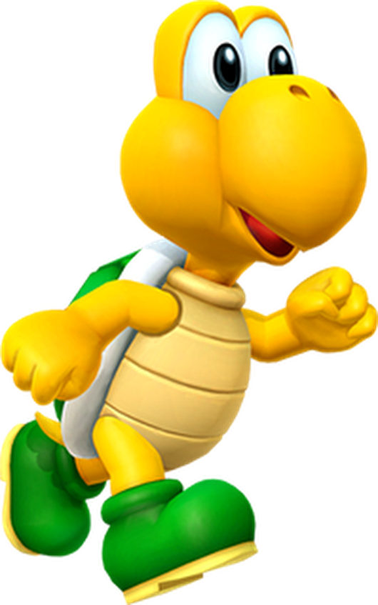 New Super Mario Bros U Koopa Troopa , Png Download - New Super Mario Bros U Koopa Clipart (530x847), Png Download
