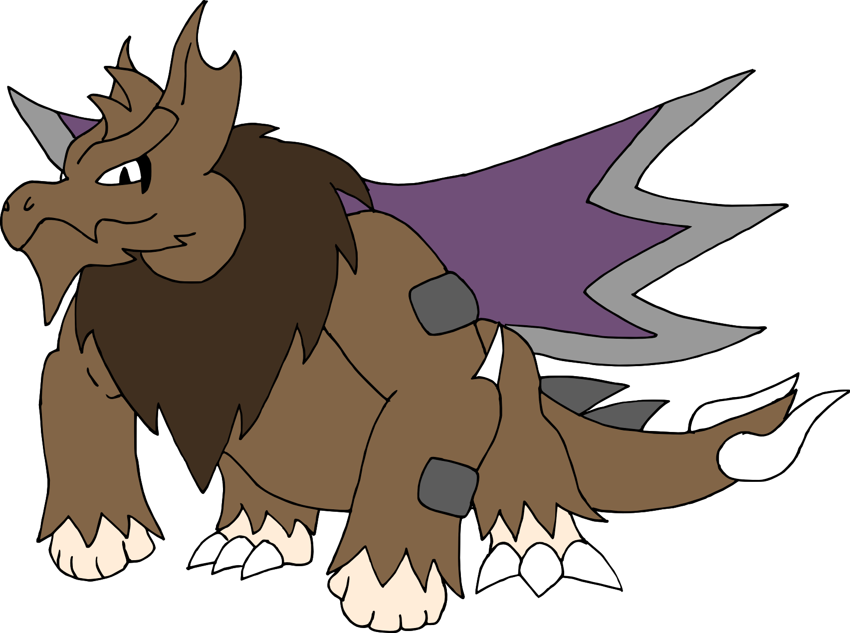 197kib, 1704x1269, Xl11iya - Draconius Pokemon Clover Clipart (1704x1269), Png Download