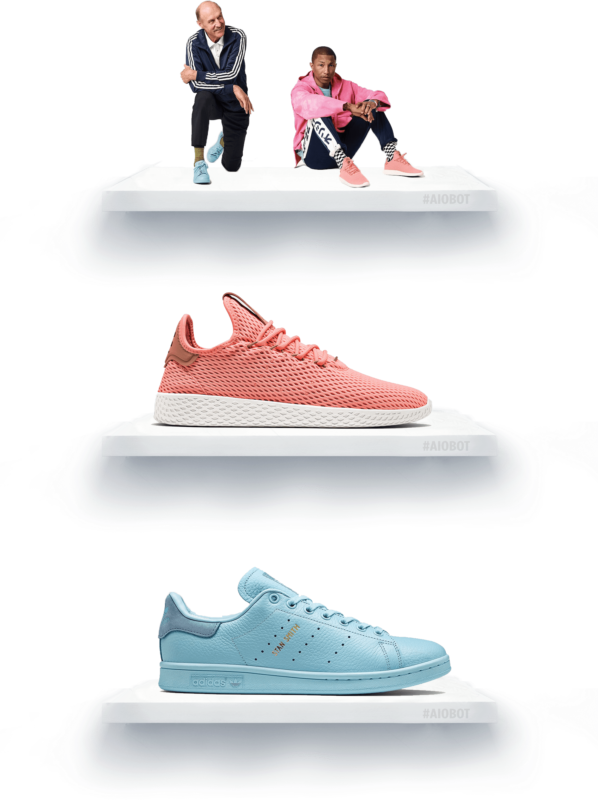 Adidas Stan Smith Pharrell Williams - Tennis Hu Stan Smith Clipart (2000x2756), Png Download