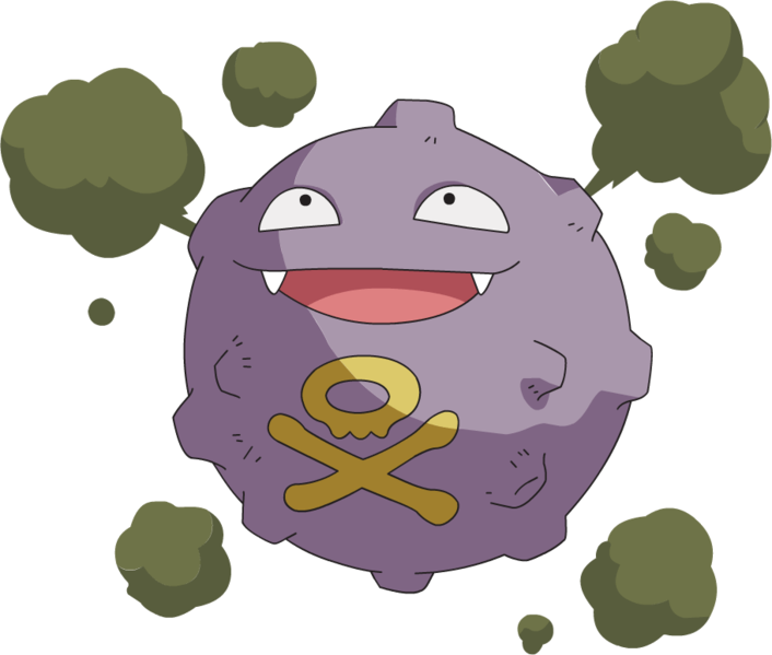 Koffing Png - Kofing Pokemon Clipart (706x599), Png Download