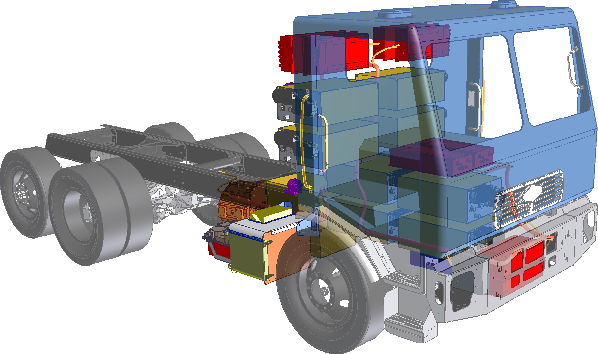 California's First All Electric Garbage Truck Headed - Electric Vehicle Clipart (1216x720), Png Download