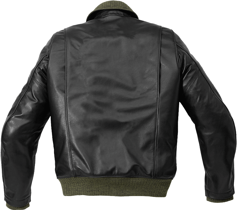 Tank Jacket - Black Flight Jacket Back Clipart (800x800), Png Download