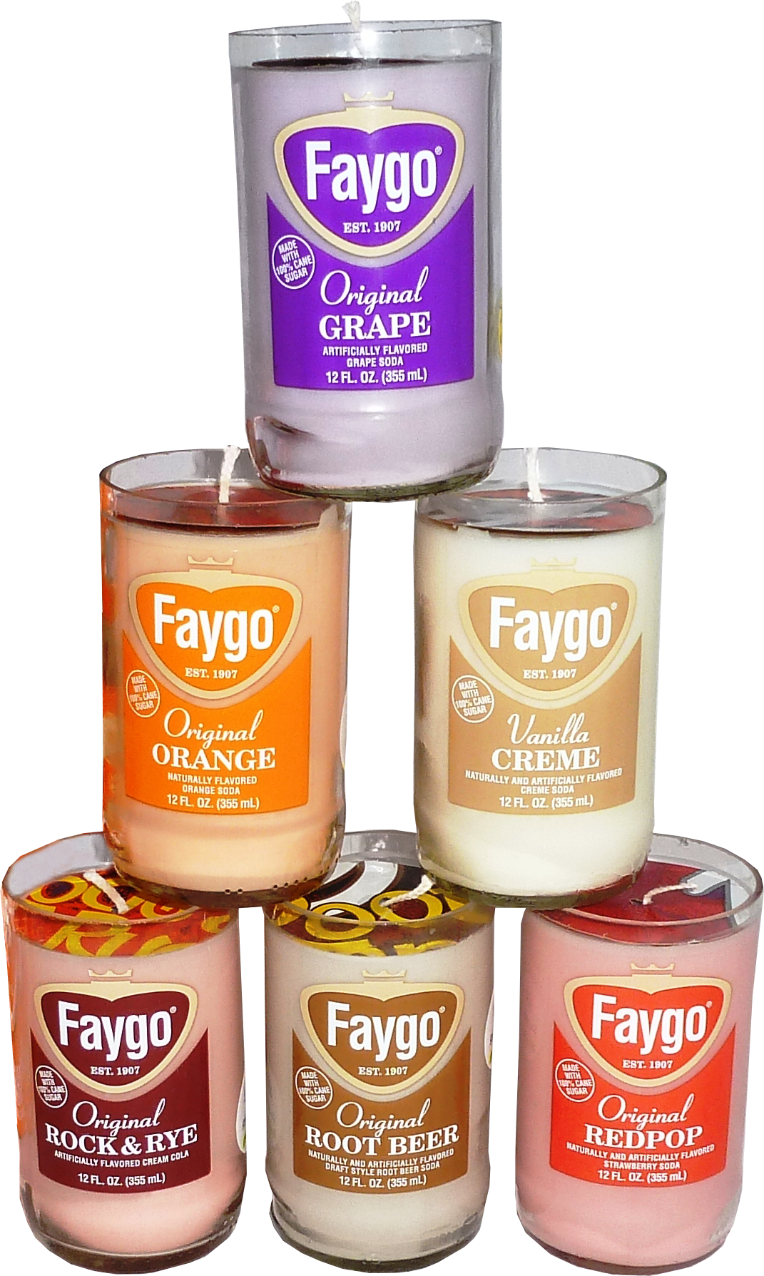 Pop Scented Candles In Recycled Faygo Bottles Handmade - Faygo Clipart (1071x1789), Png Download