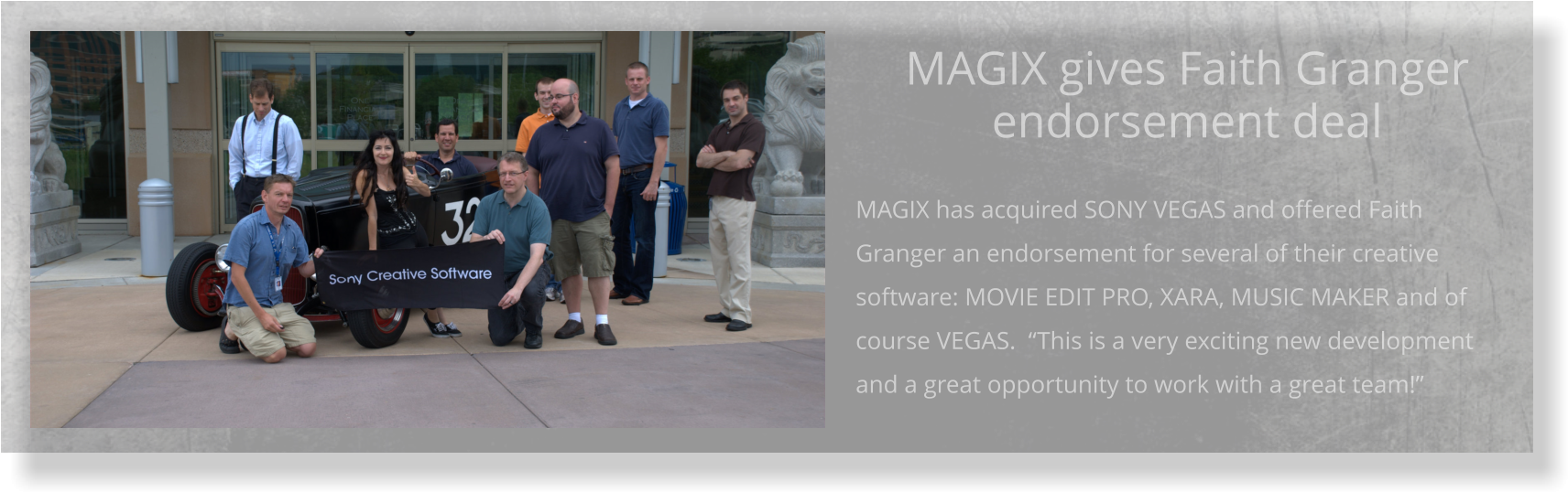 Magix Gives Faith Granger Endorsement Deal Magix Has - Walking Clipart (1754x562), Png Download