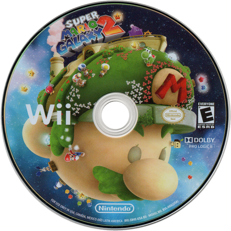 Super Mario Galaxy 2 Cd Clipart (800x799), Png Download