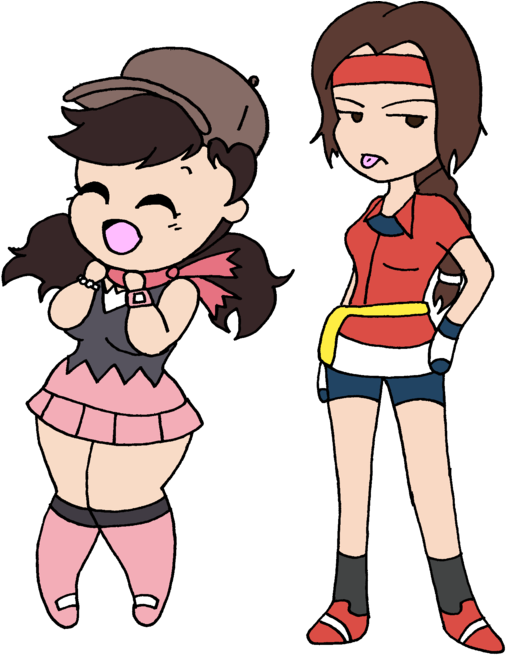 Game Grumps Pokemon R63, Aka Dawntron's Got It Going - Cartoon Clipart (600x664), Png Download