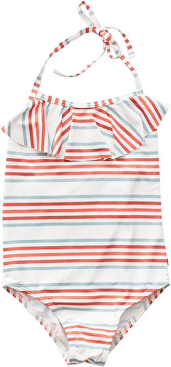 Oeuf Nyc Halter Bathing Suit Stripes - Bikini Clipart (960x720), Png Download