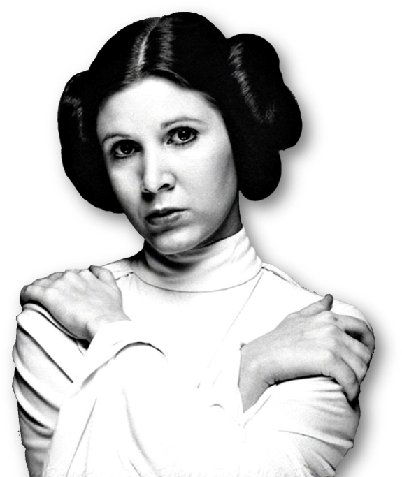 Carrie Fisher No Será Resucitada Digitalmente Por Disney - Carrie Fisher Clipart (586x688), Png Download