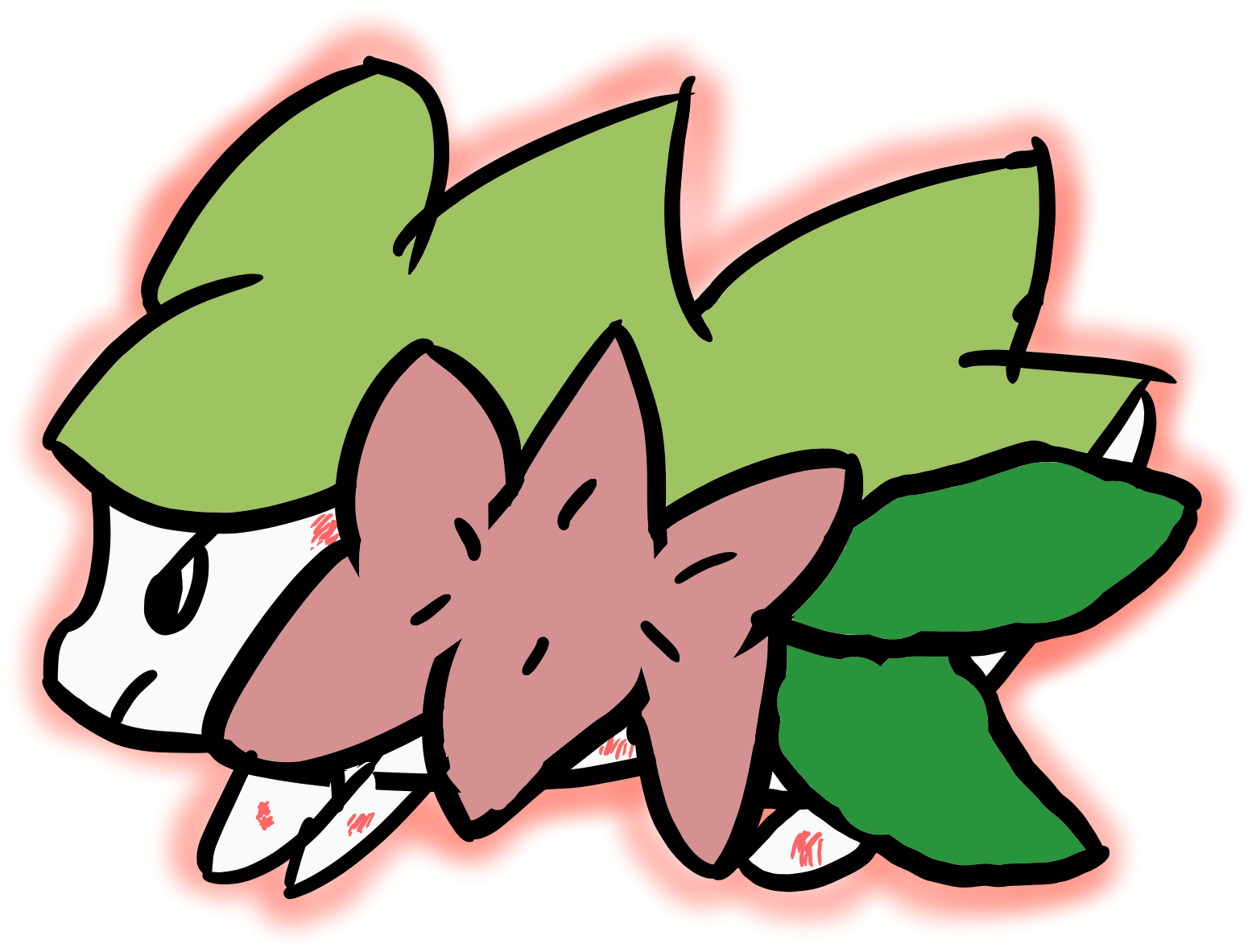 Pokemon Species - Shaymin - Cartoon Clipart (1650x1250), Png Download
