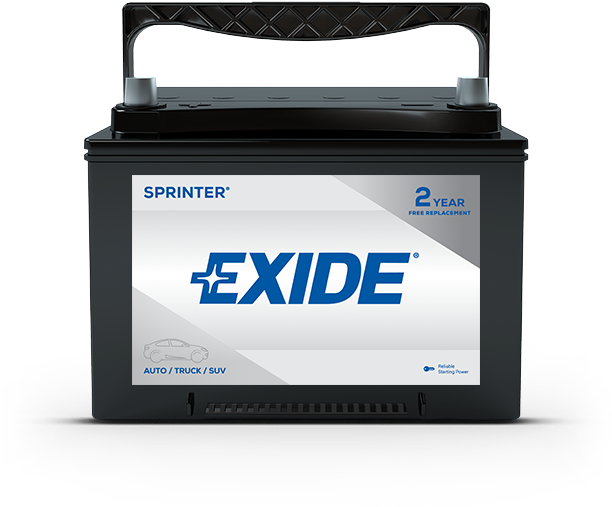 Exide® Sprinter® - Exide Technologies Clipart (650x650), Png Download