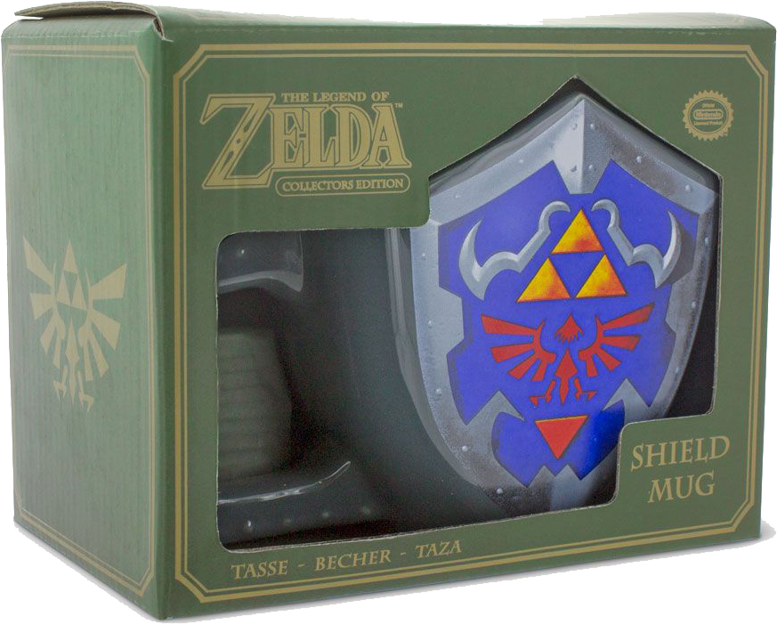 Zelda Shield Mug 2 - Legend Of Zelda Shield Edition Clipart (1000x1000), Png Download