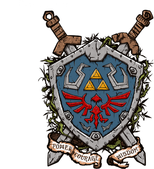 The Shield - Zelda Coat Of Arms Clipart (799x706), Png Download