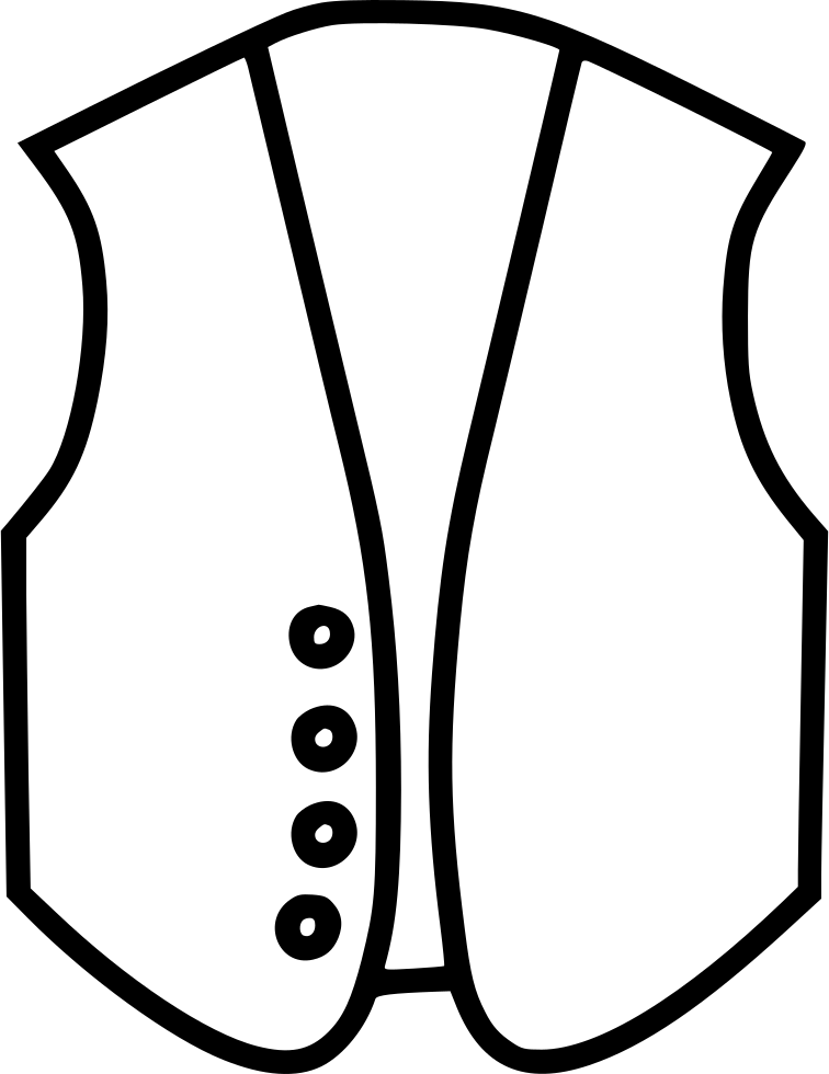 Browse And Print The Patterns For Free Or Buy The Adfree - Vest Coloring Pages Clipart (756x980), Png Download