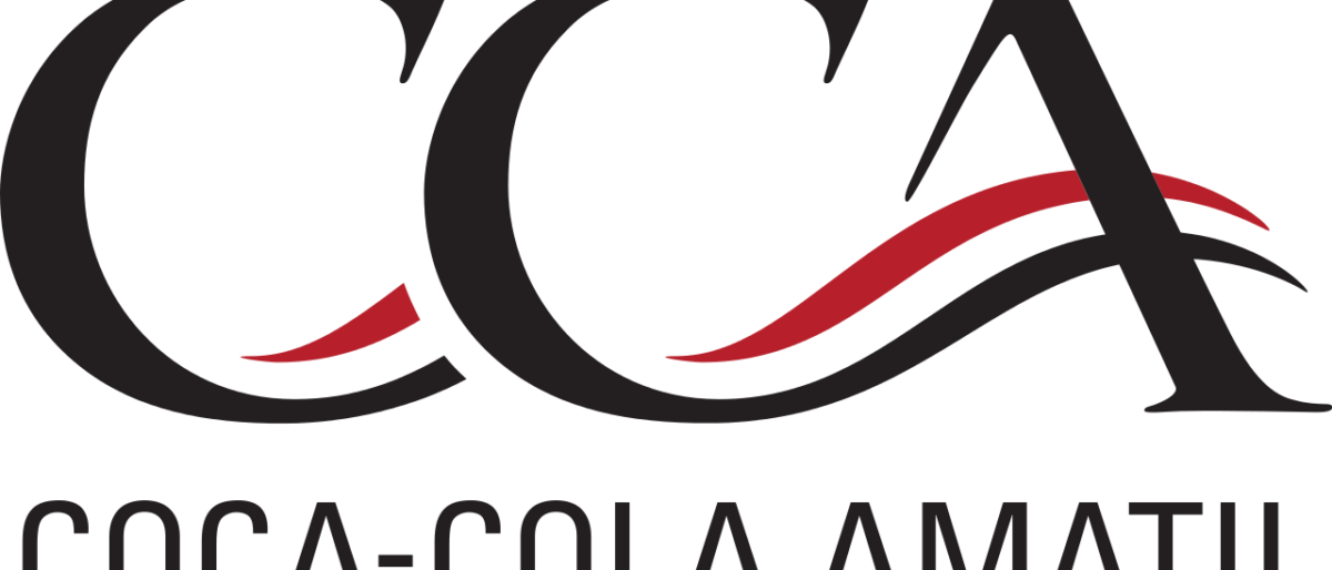 Coca Cola Amatil Logo - Logo Coca Cola Amatil Clipart (1200x514), Png Download