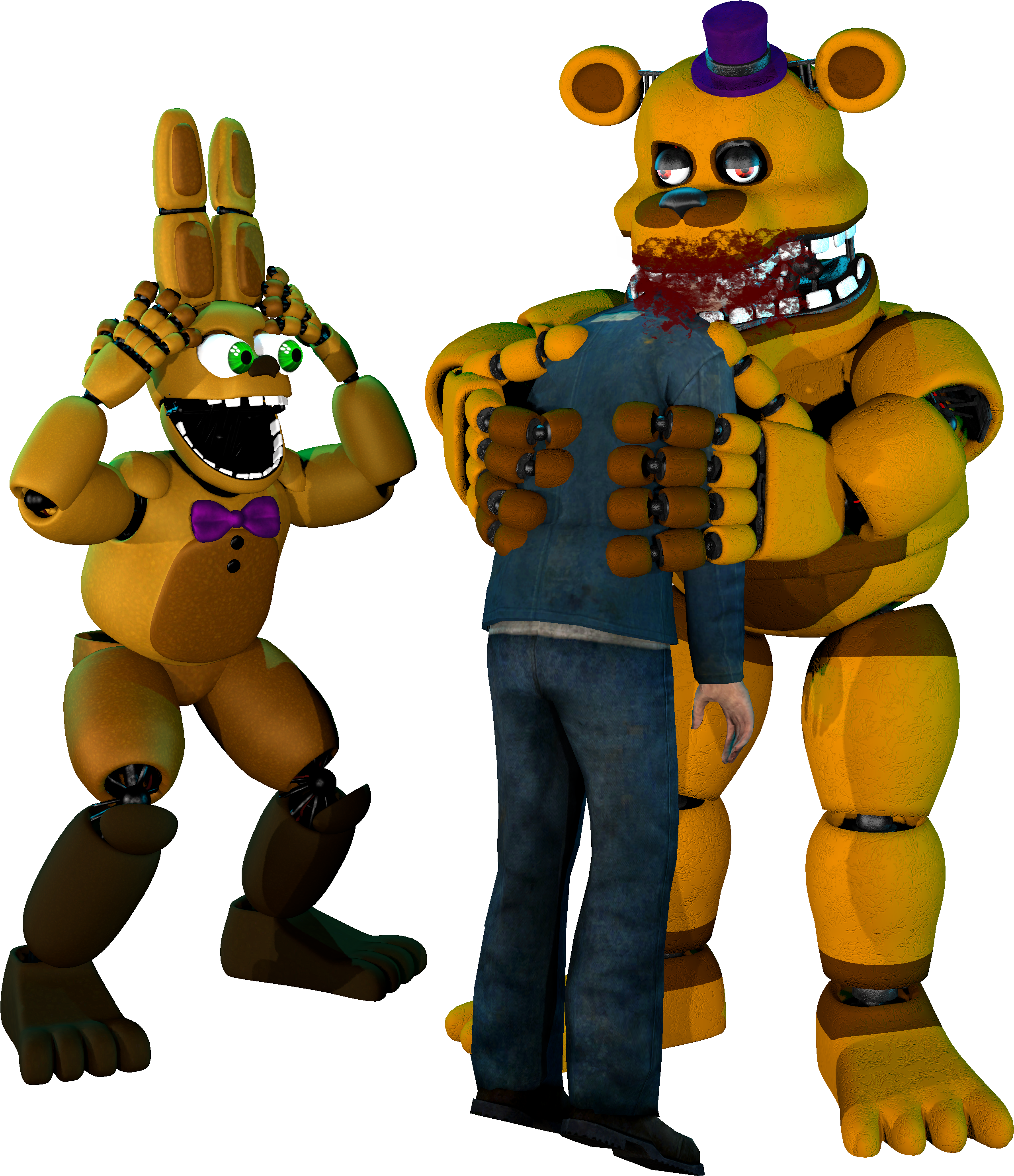 Five Nights At Freddy's - Cartoon Clipart (3198x3240), Png Download