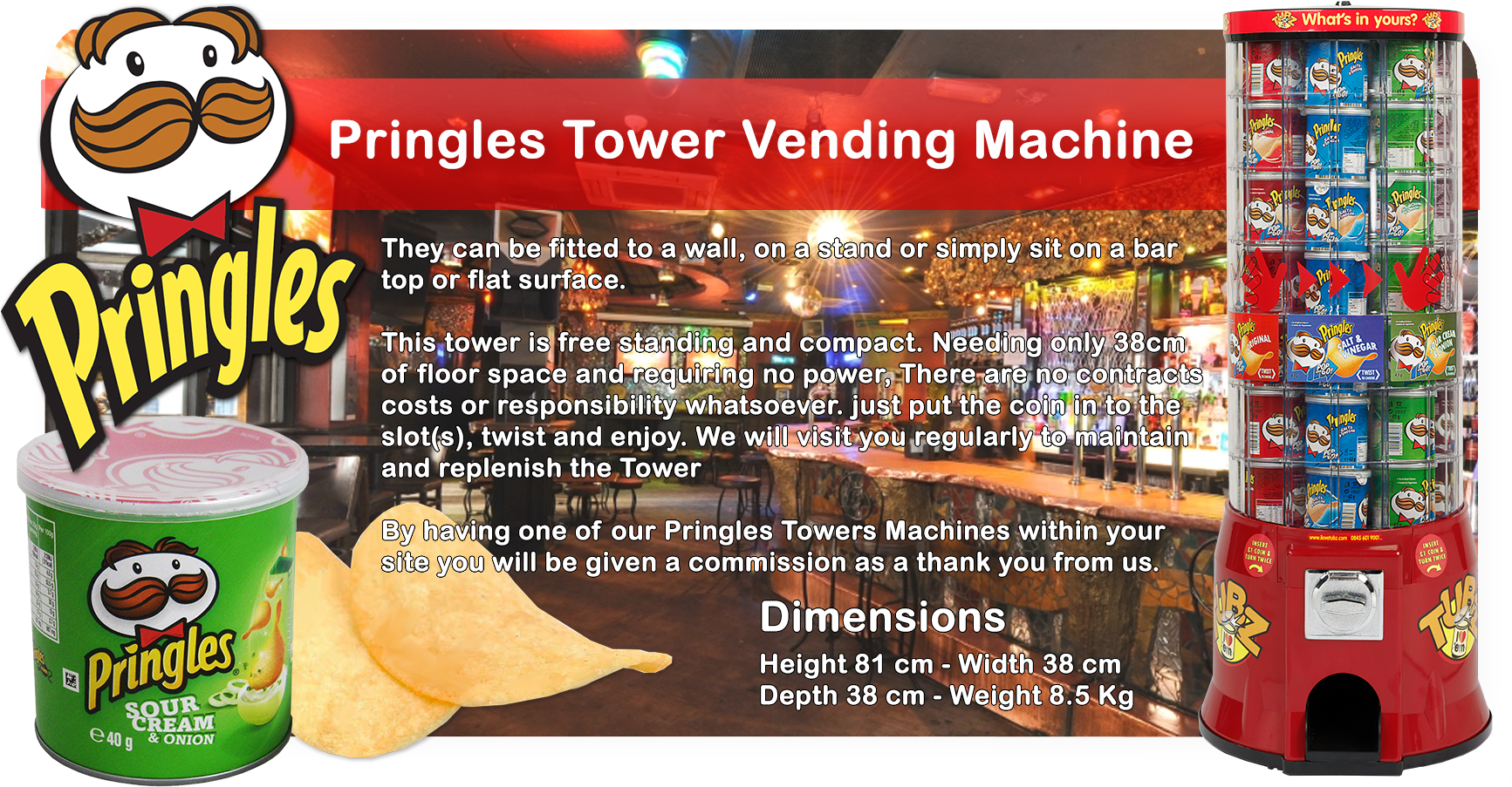 Pringles Tower - Potato Chip Clipart (1791x967), Png Download