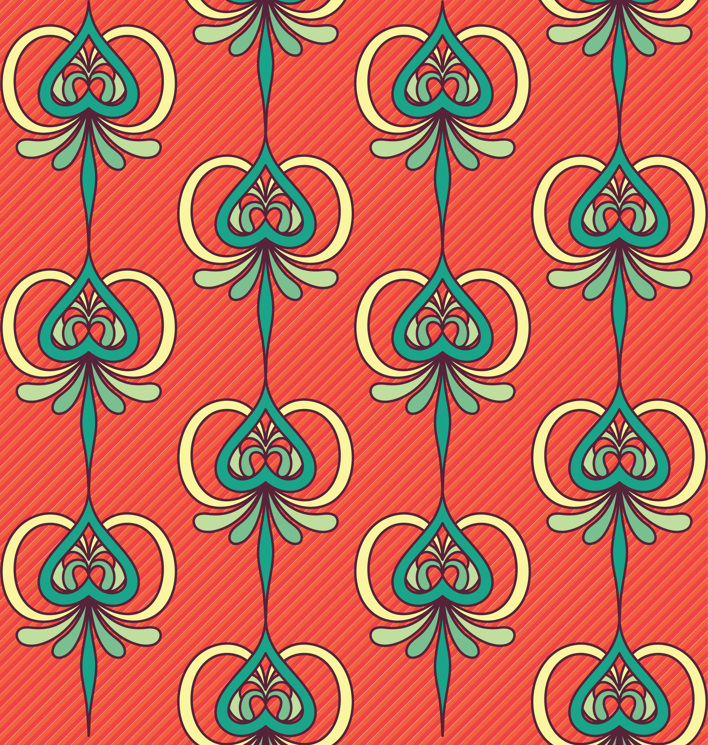 These Are Concepts For Direct To Garment Prints And - Motif Clipart (2457x2585), Png Download